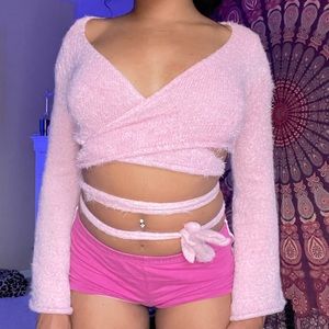 Dolls Kill Sugar Thrillz crop top sweater